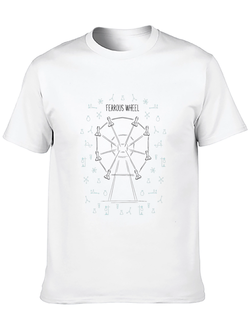 Ferrous Wheel Graphic Tee - Science Theme Shirt
