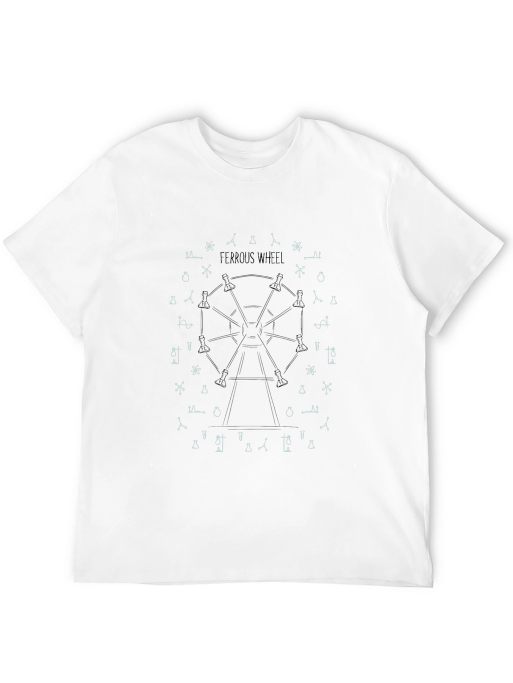 Ferrous Wheel Graphic Tee - Science Theme Shirt