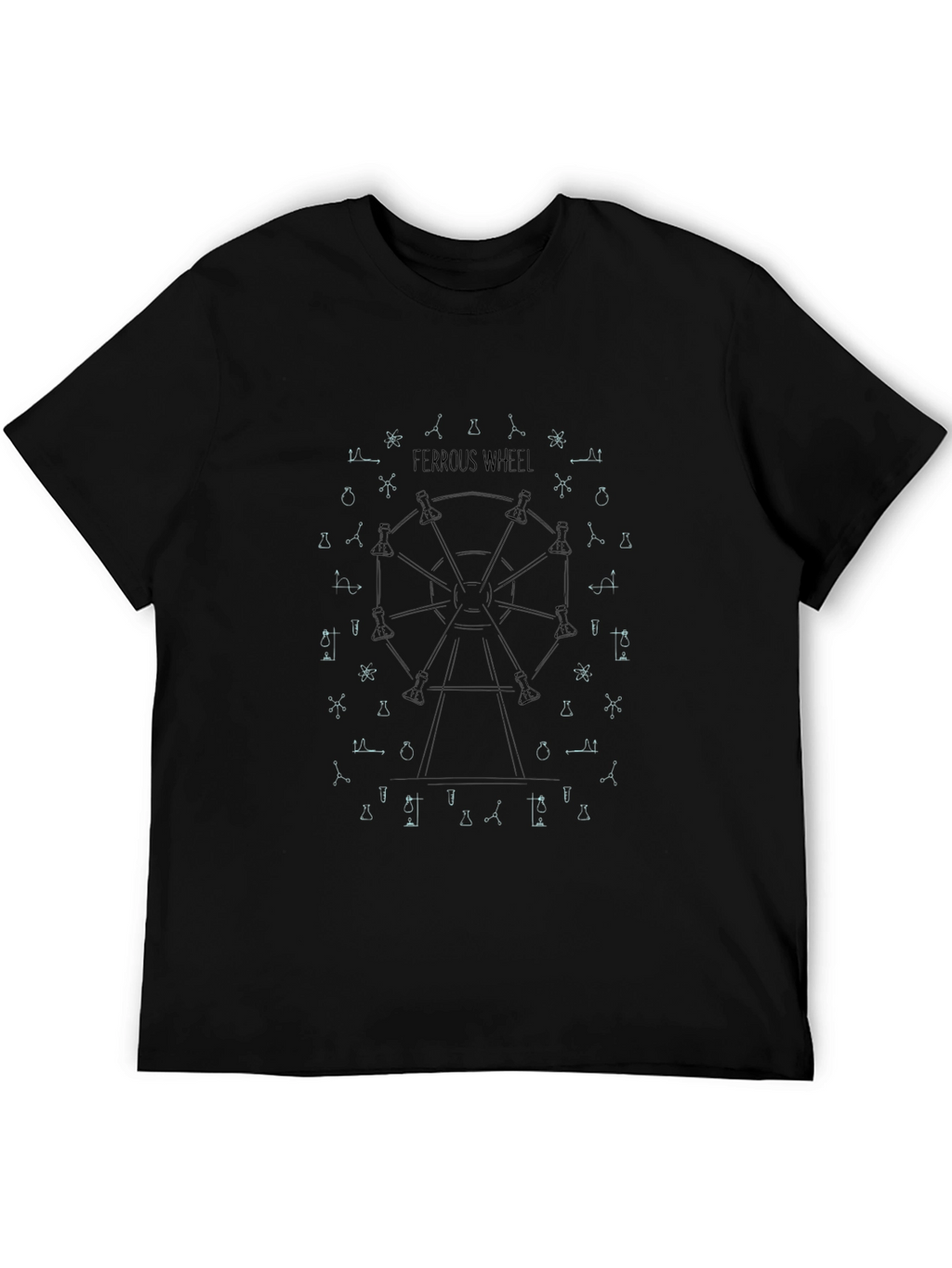 Ferrous Wheel Graphic Tee - Science Theme Shirt