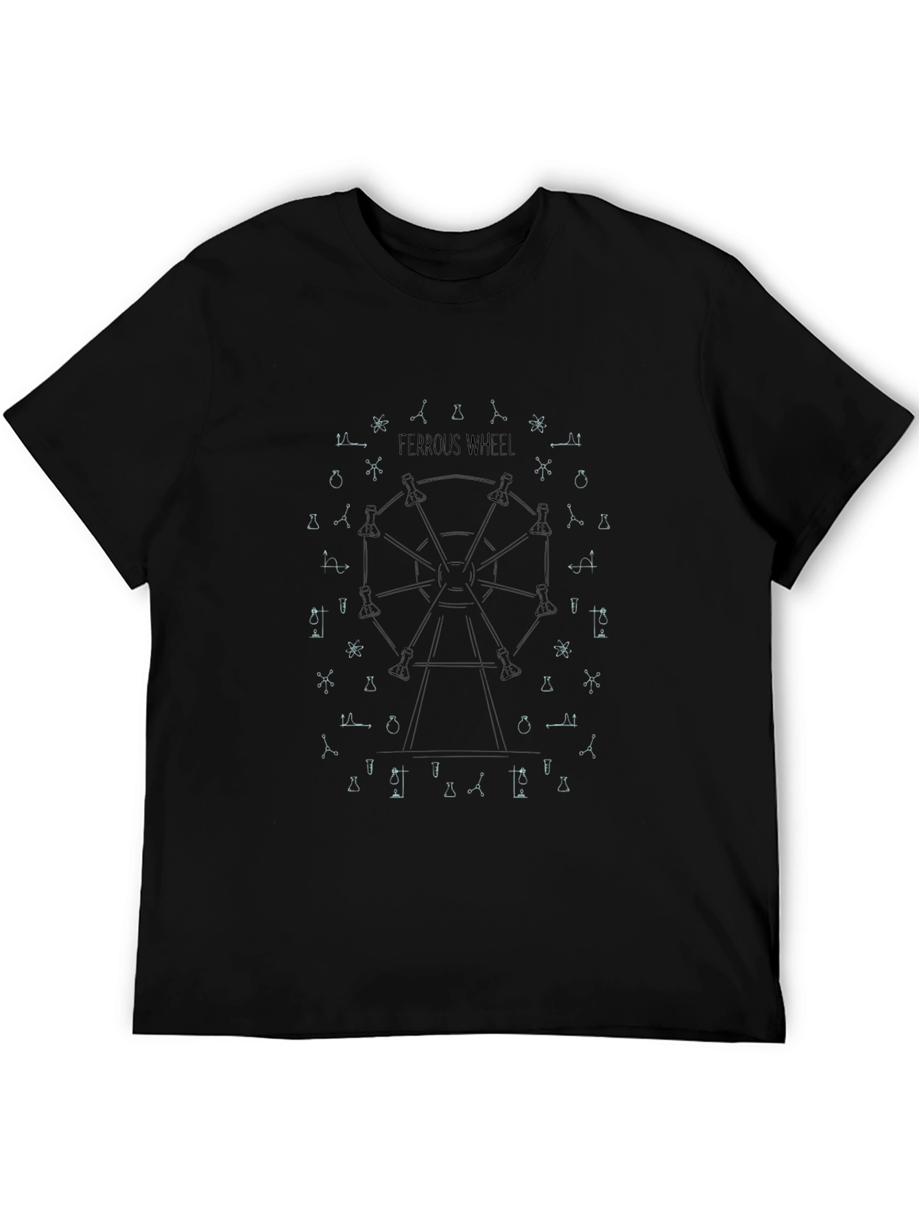 Ferrous Wheel Graphic Tee - Science Theme Shirt