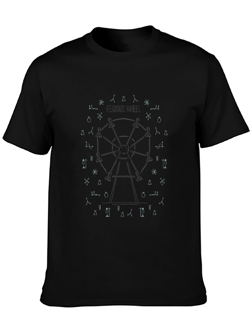 Ferrous Wheel Graphic Tee - Science Theme Shirt