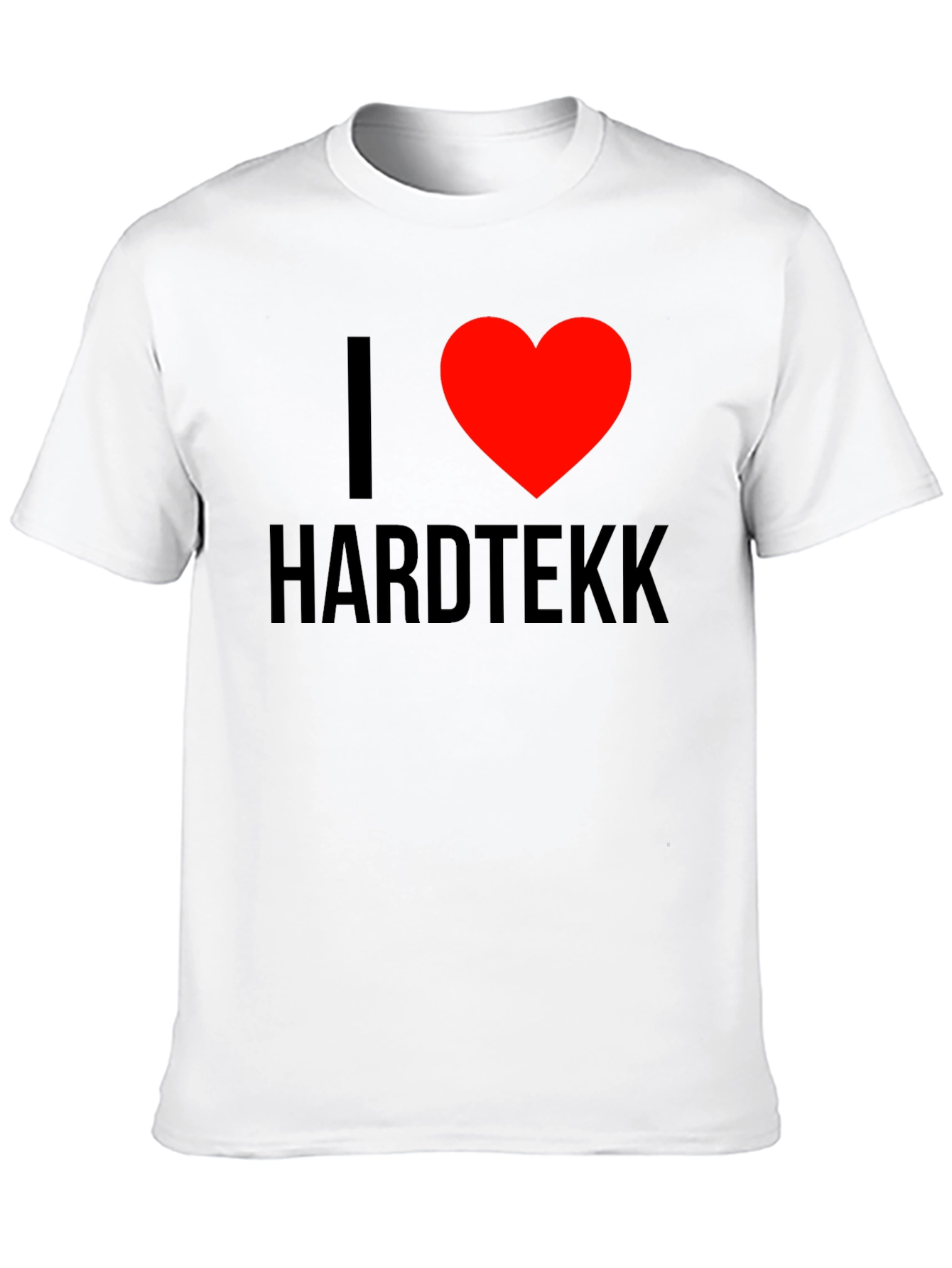 I Heart Hardtekk Black T-Shirt
