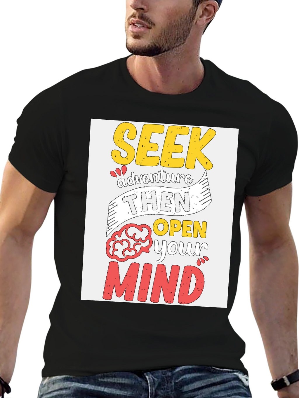 Seek Adventure T-Shirt - Motivational Graphic Tee