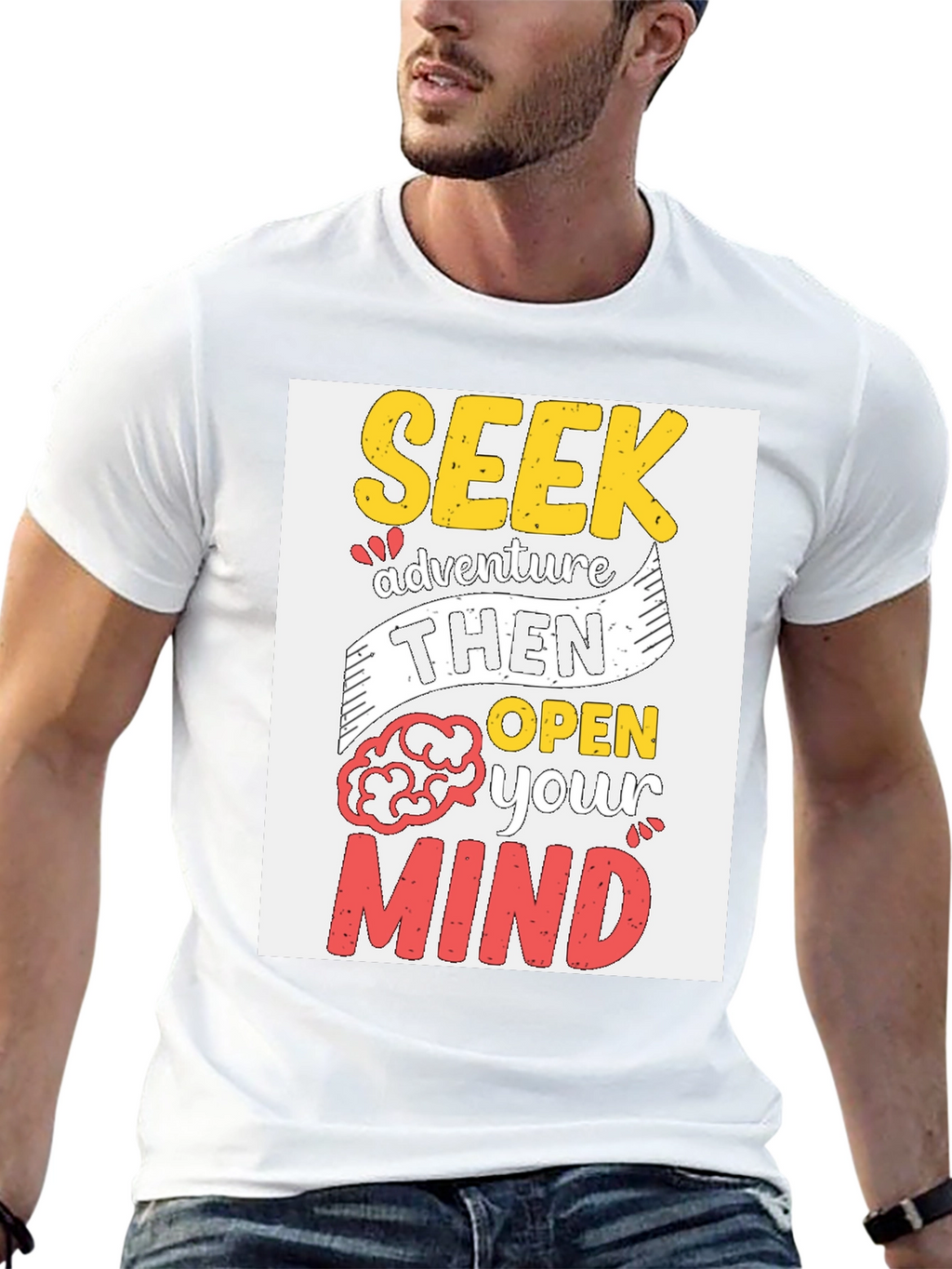 Seek Adventure T-Shirt - Motivational Graphic Tee