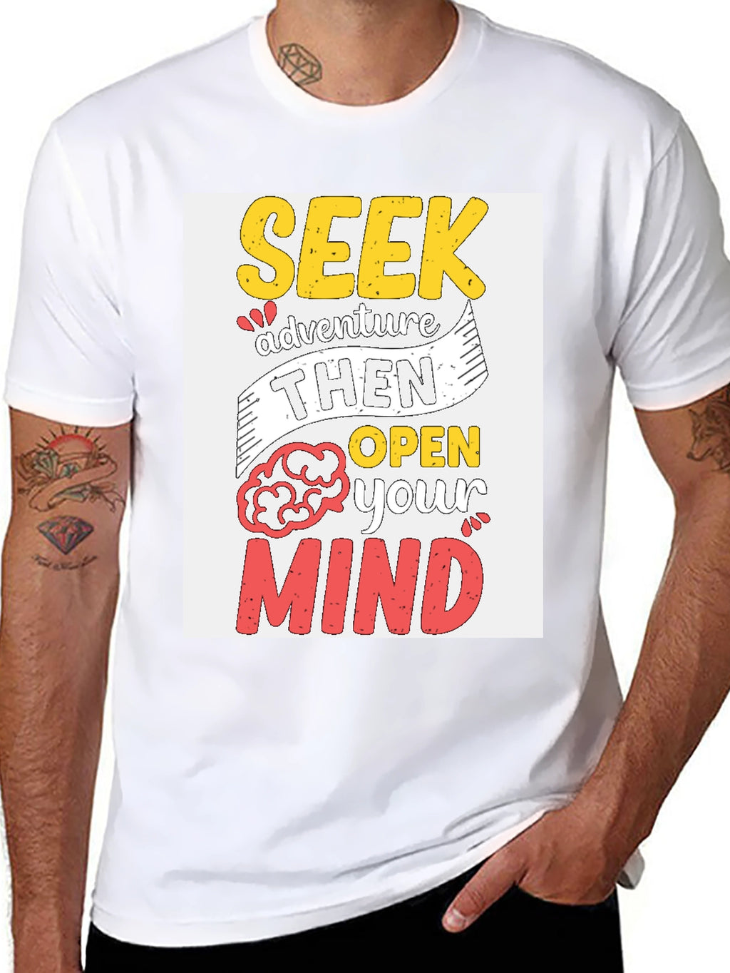 Seek Adventure T-Shirt - Motivational Graphic Tee