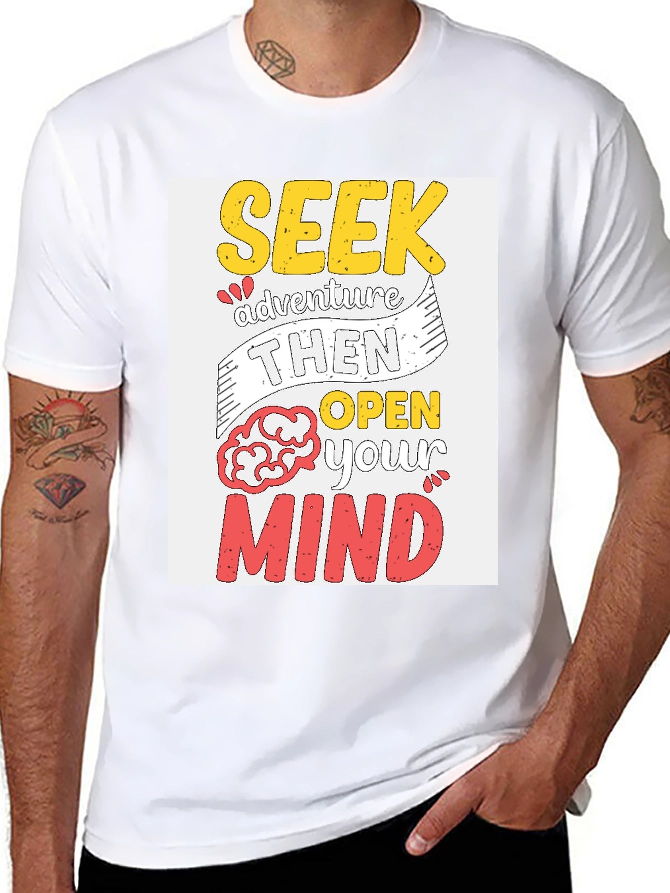 Seek Adventure T-Shirt - Motivational Graphic Tee