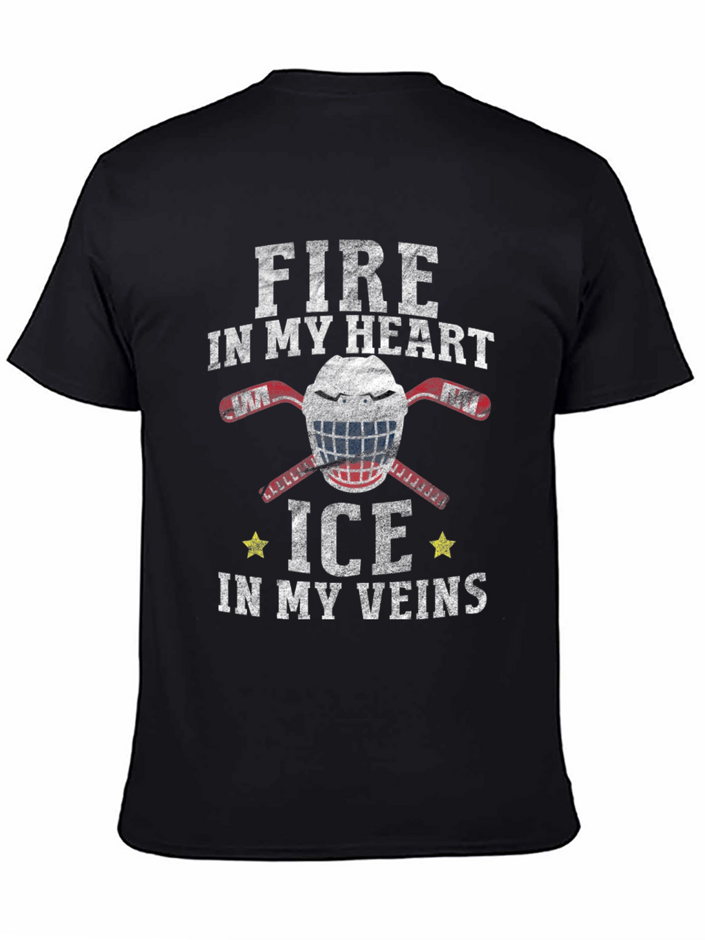 Fire In My Heart Hockey Graphic Tee