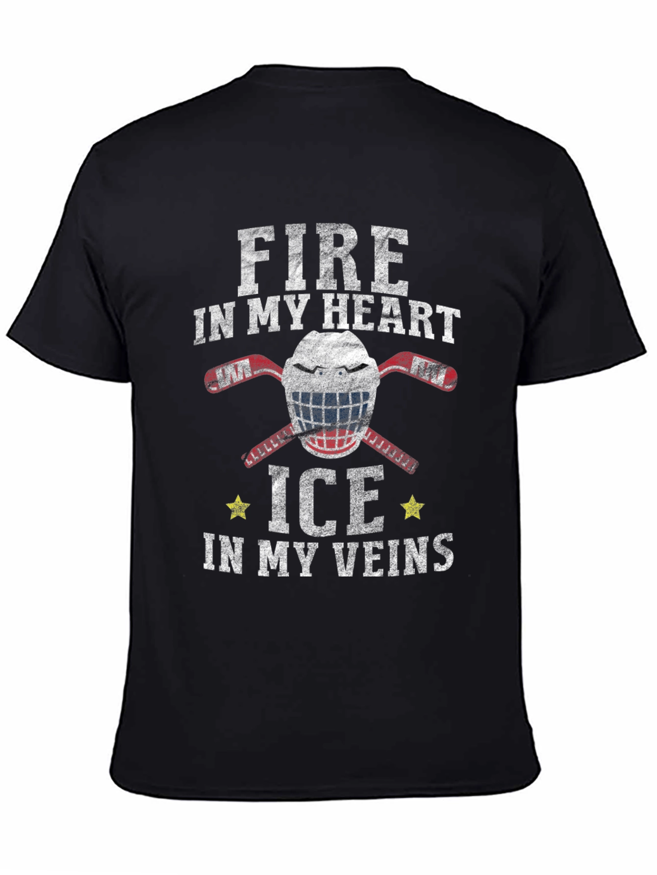 Fire In My Heart Hockey Graphic Tee