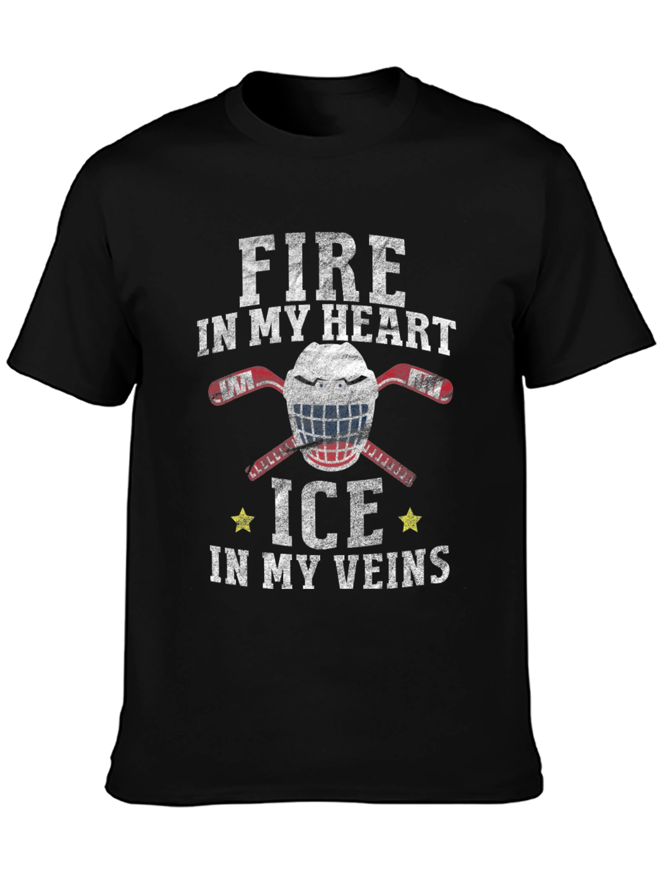 Fire In My Heart Hockey Graphic Tee