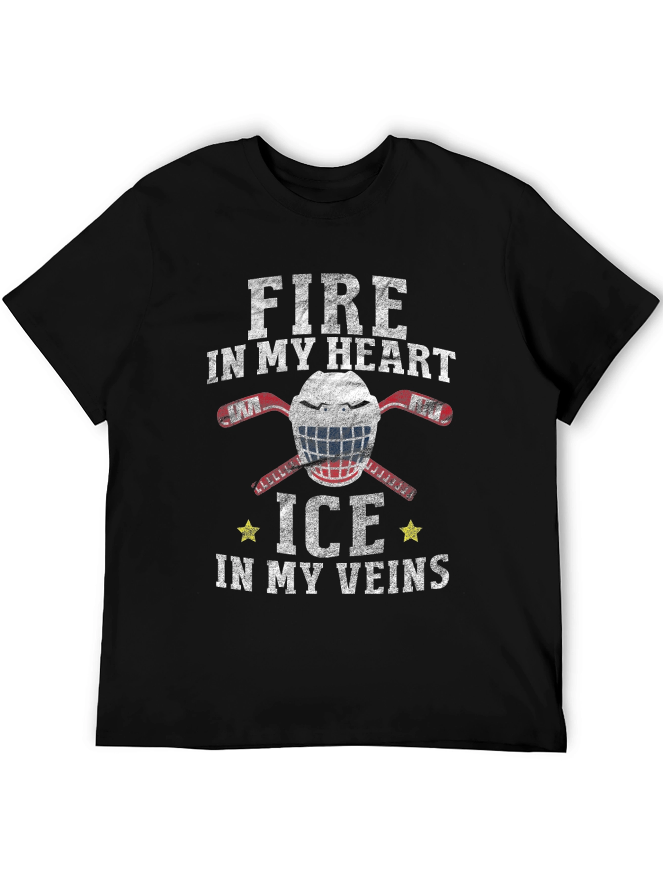 Fire In My Heart Hockey Graphic Tee