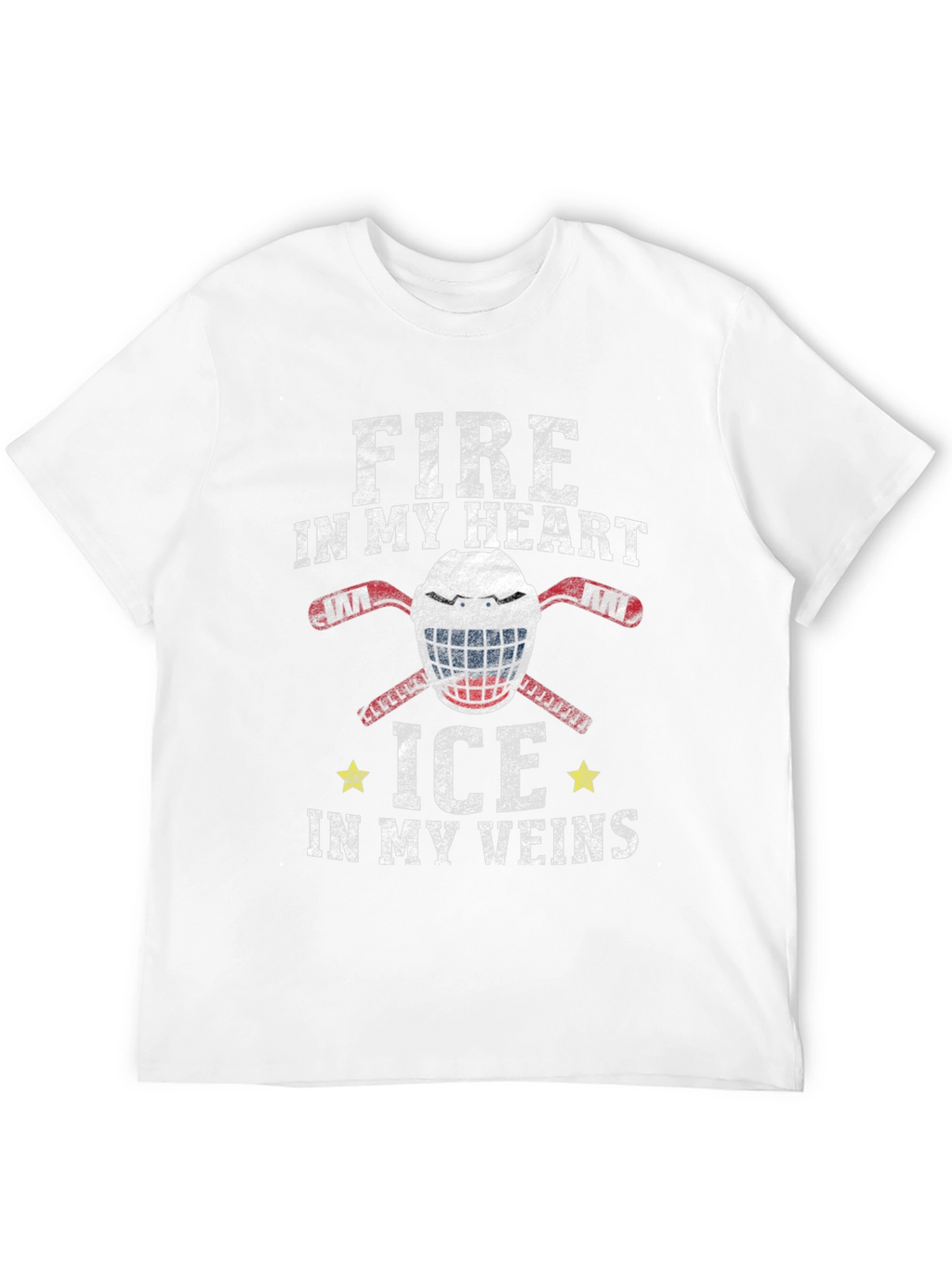 Fire In My Heart Hockey Graphic Tee