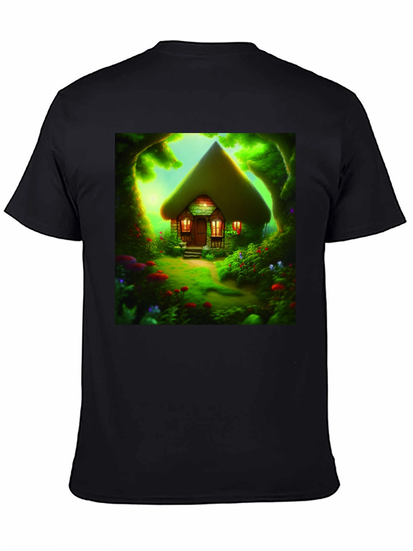 Cottagecore T-Shirt - Whimsical Forest Home Graphic Tee