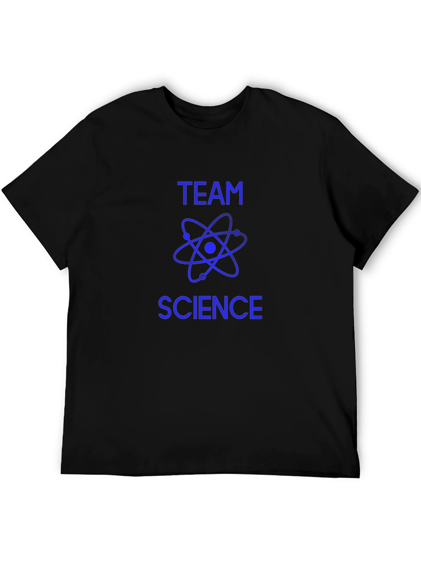 Team Science Graphic T-Shirt - Black Cotton Tee