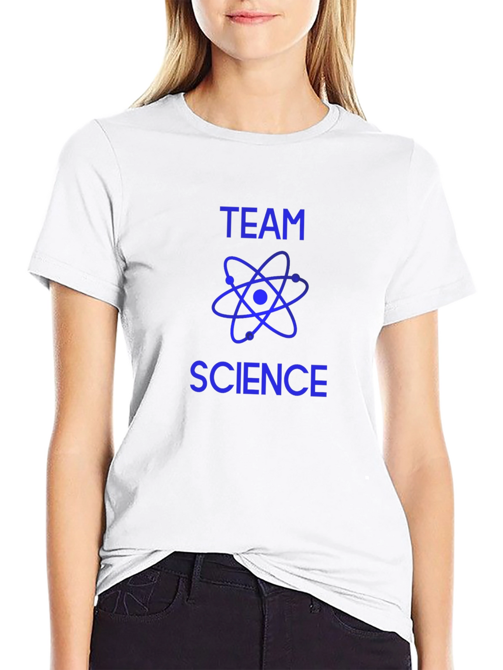 Team Science Graphic T-Shirt - Black Cotton Tee