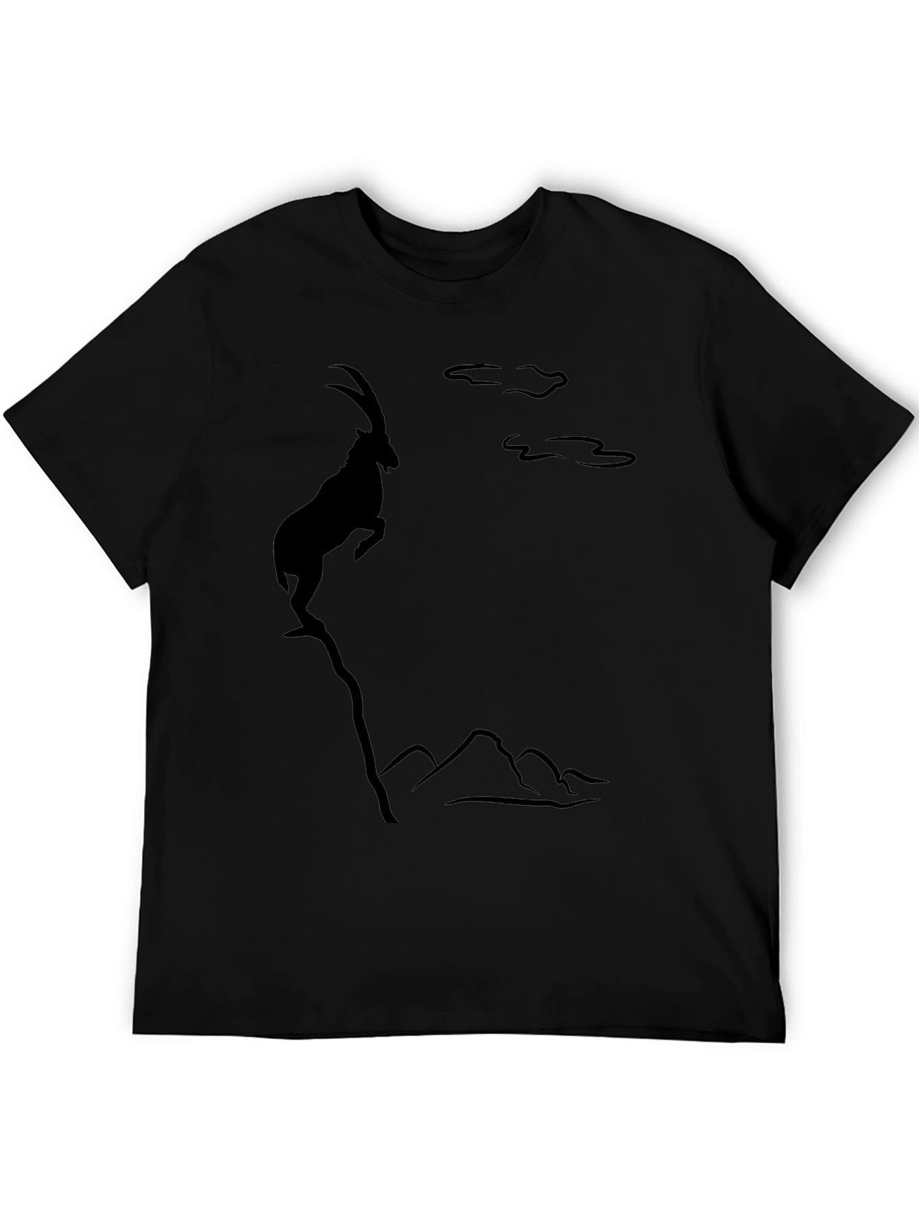 Black Mountain Goat Graphic Tee