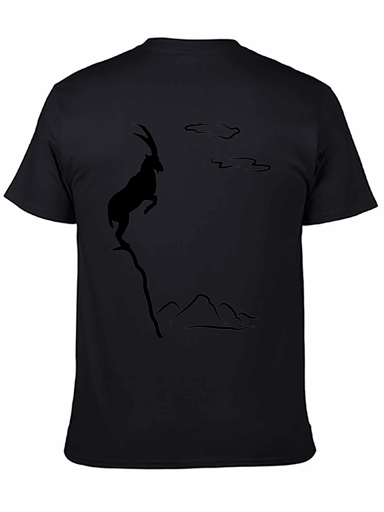 Black Mountain Goat Graphic Tee