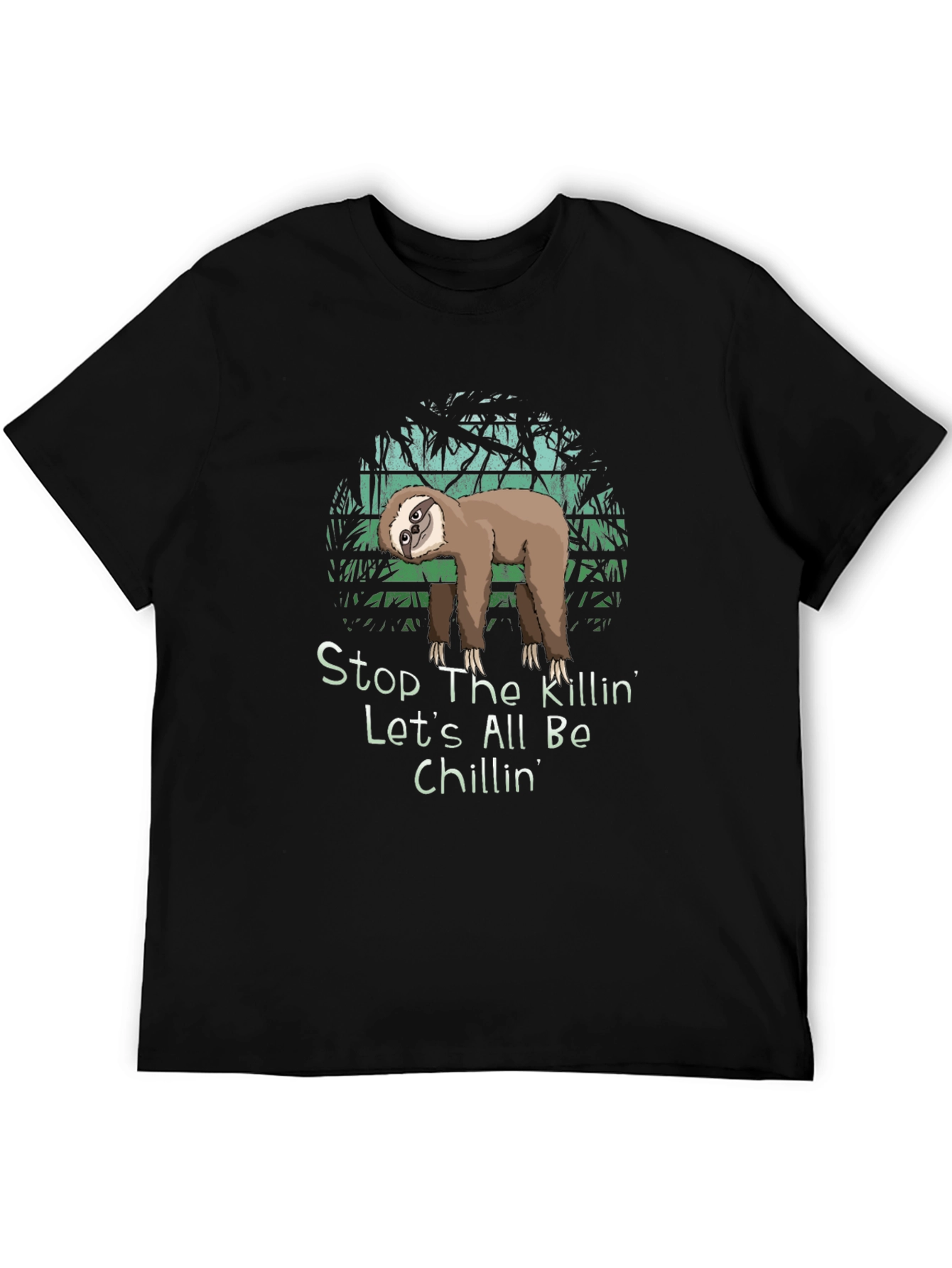 Sloth Chillin Graphic Tee - Relaxed Fit