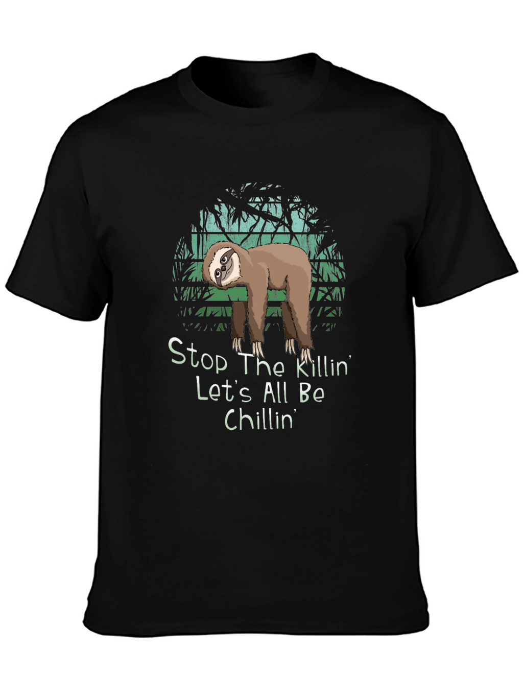 Sloth Chillin Graphic Tee - Relaxed Fit
