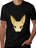 Cool Cat Graphic Tee - Trendy Animal Print Shirt