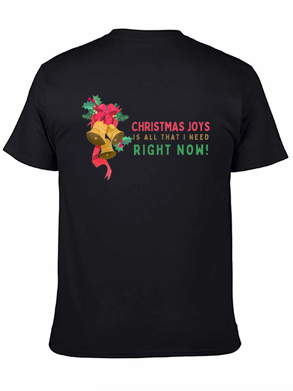 Christmas Joys T-Shirt: Holiday Bells & Festive Cheer