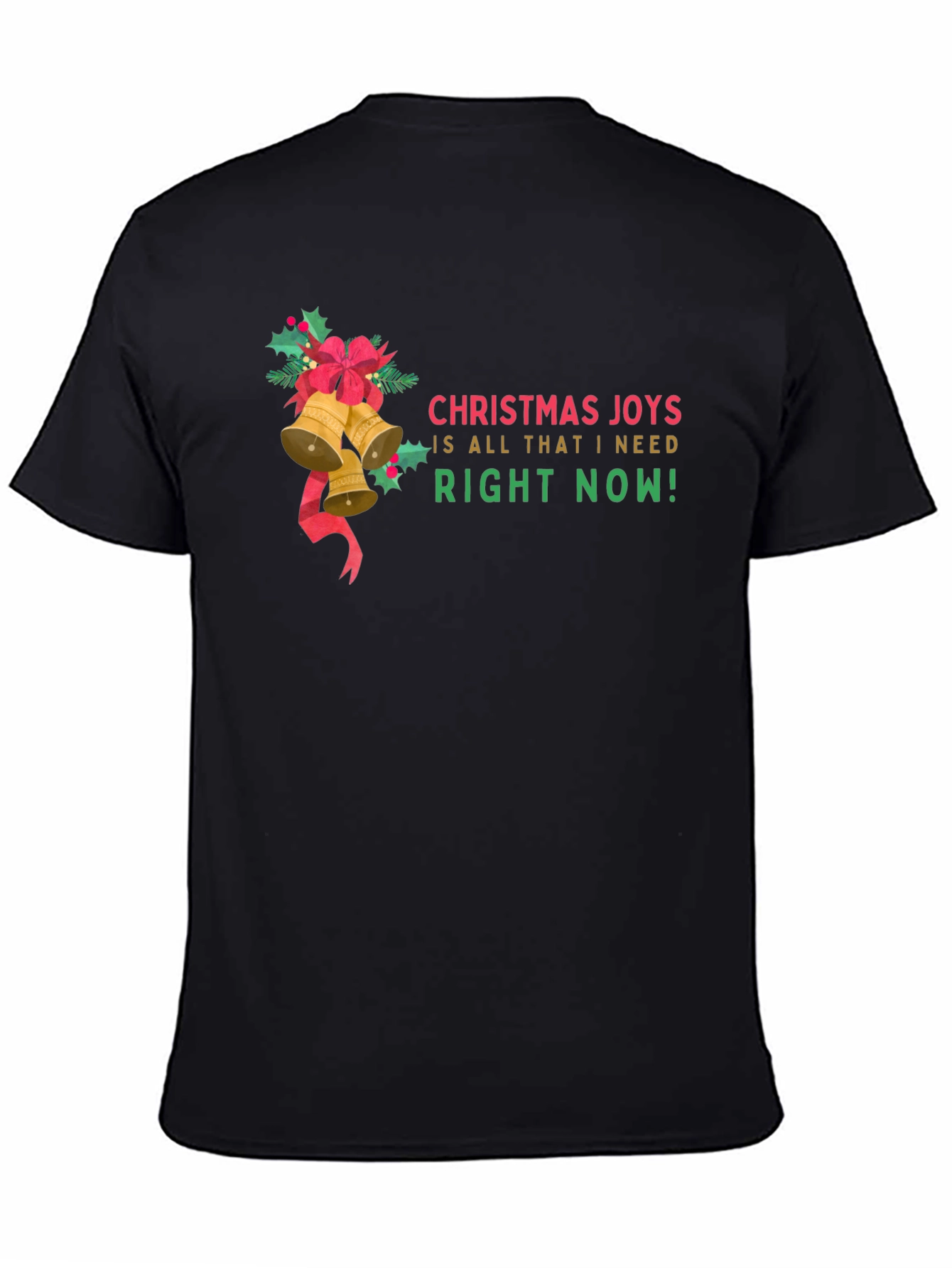 Christmas Joys T-Shirt: Holiday Bells & Festive Cheer