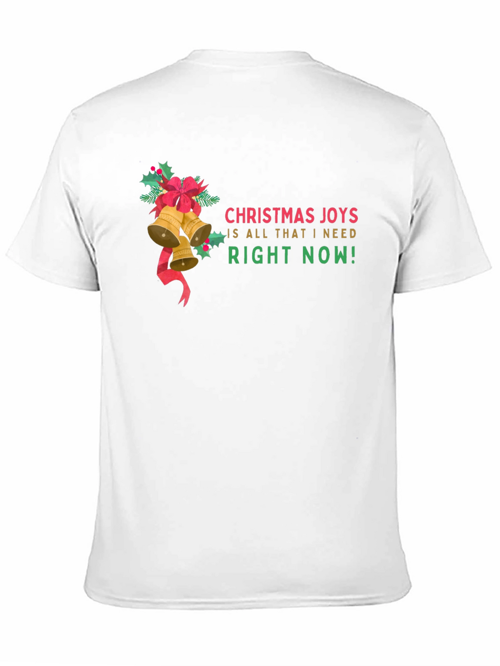 Christmas Joys T-Shirt: Holiday Bells & Festive Cheer