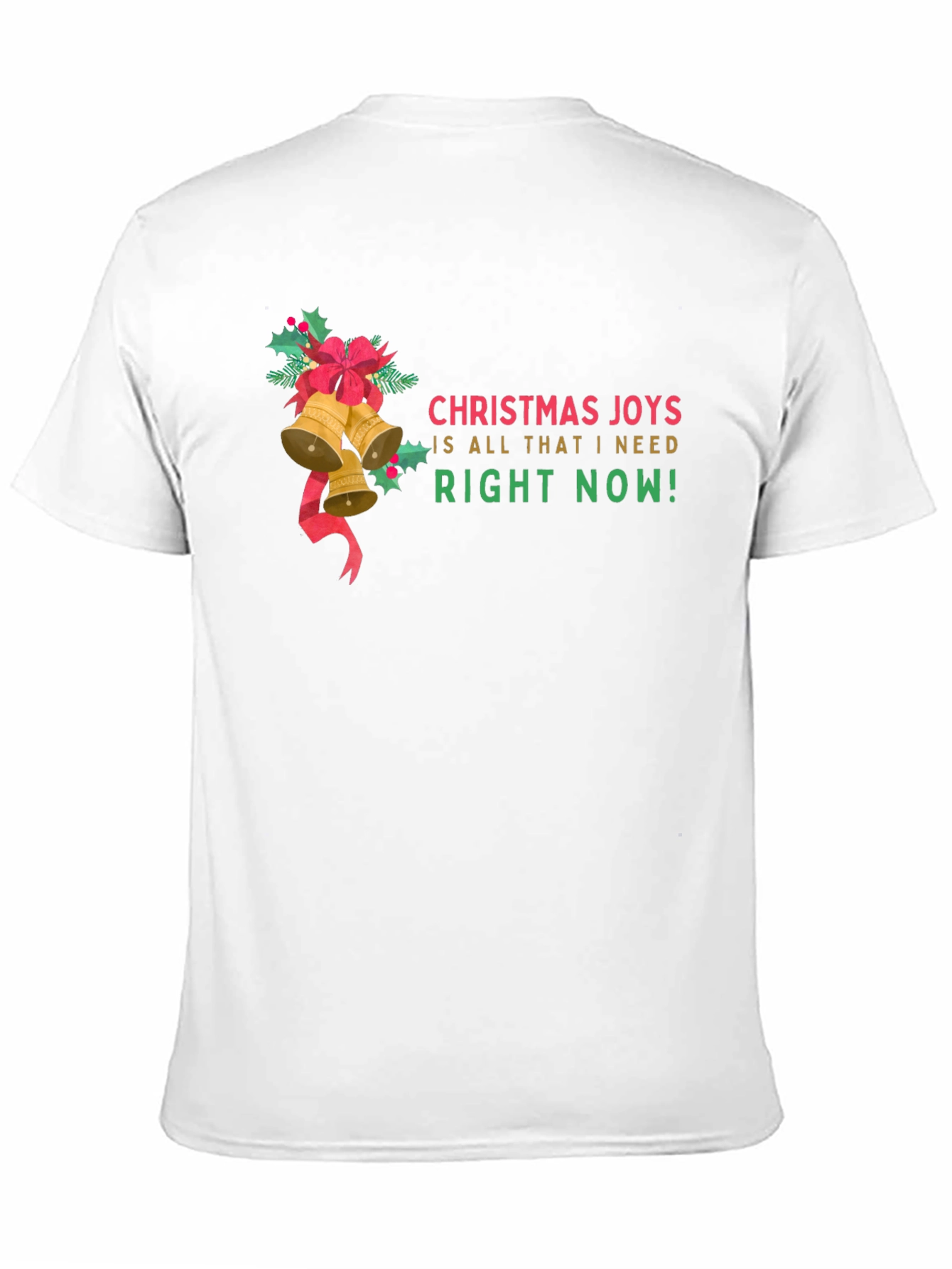 Christmas Joys T-Shirt: Holiday Bells & Festive Cheer