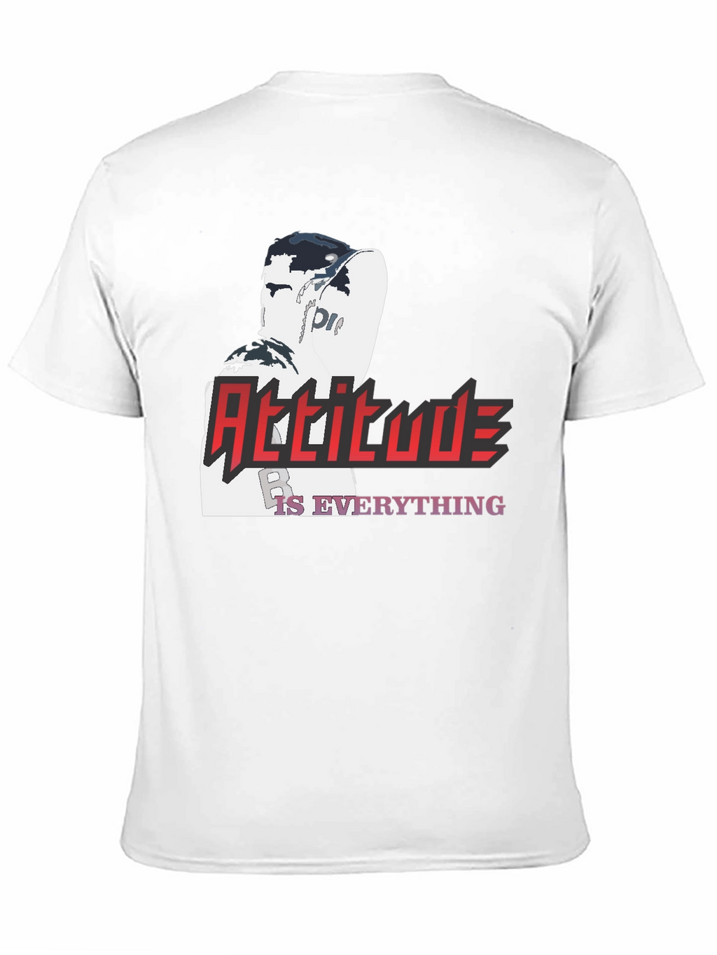 Attitude is Everything Graphic T-Shirt - Stylish Black Tee
