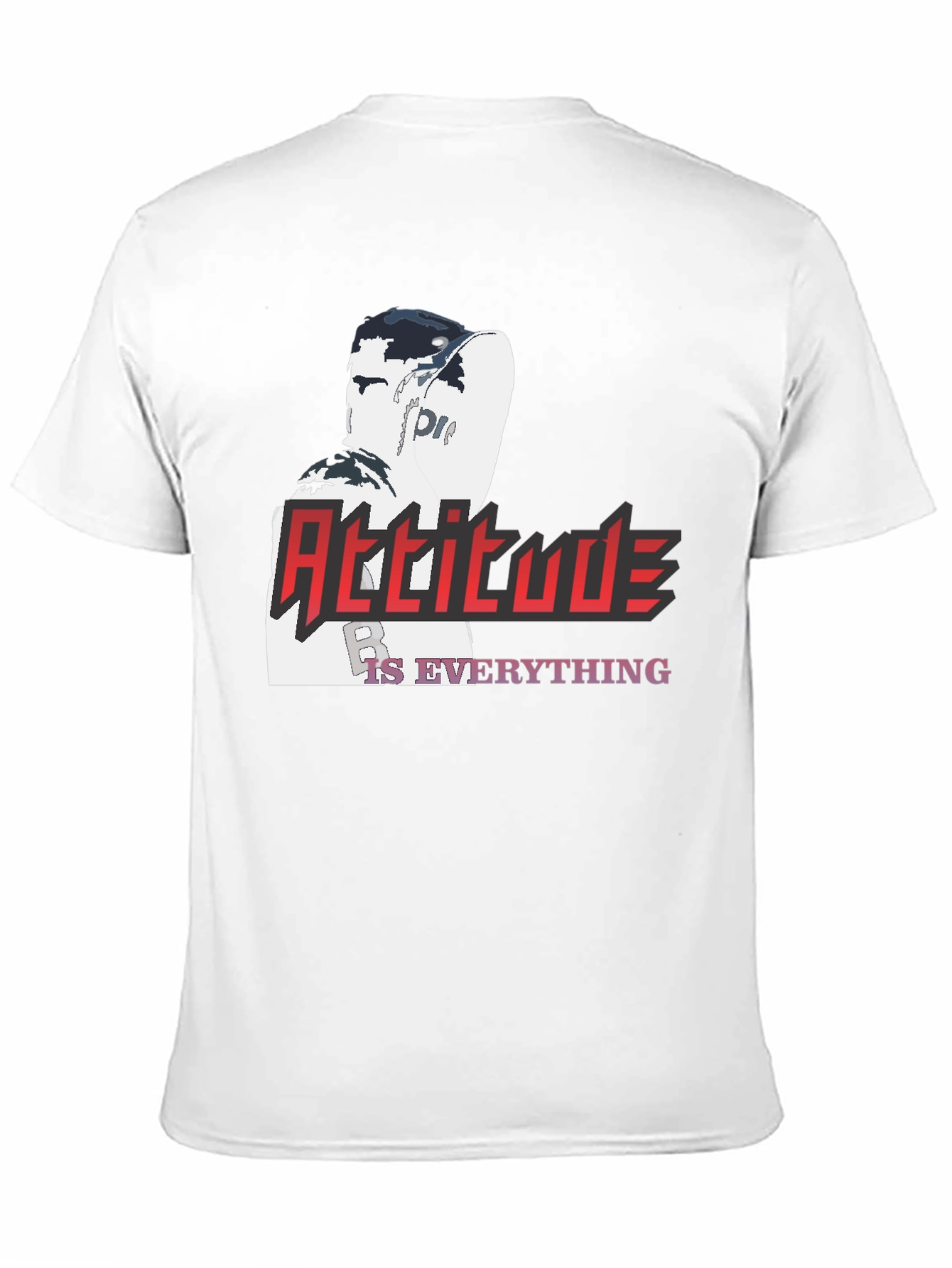Attitude is Everything Graphic T-Shirt - Stylish Black Tee