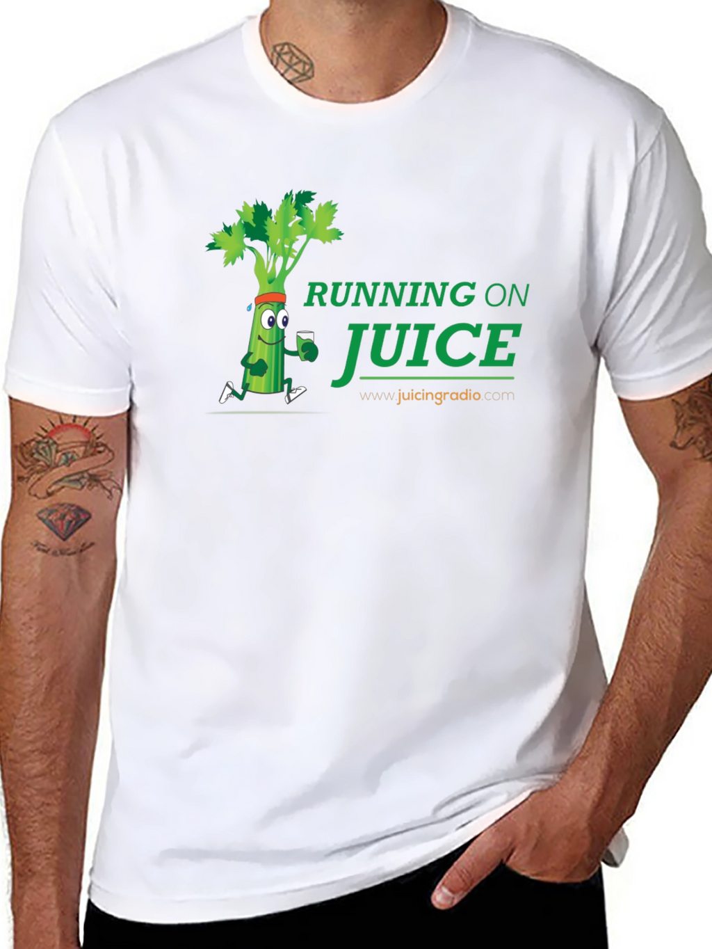 Running on Juice Black T-Shirt