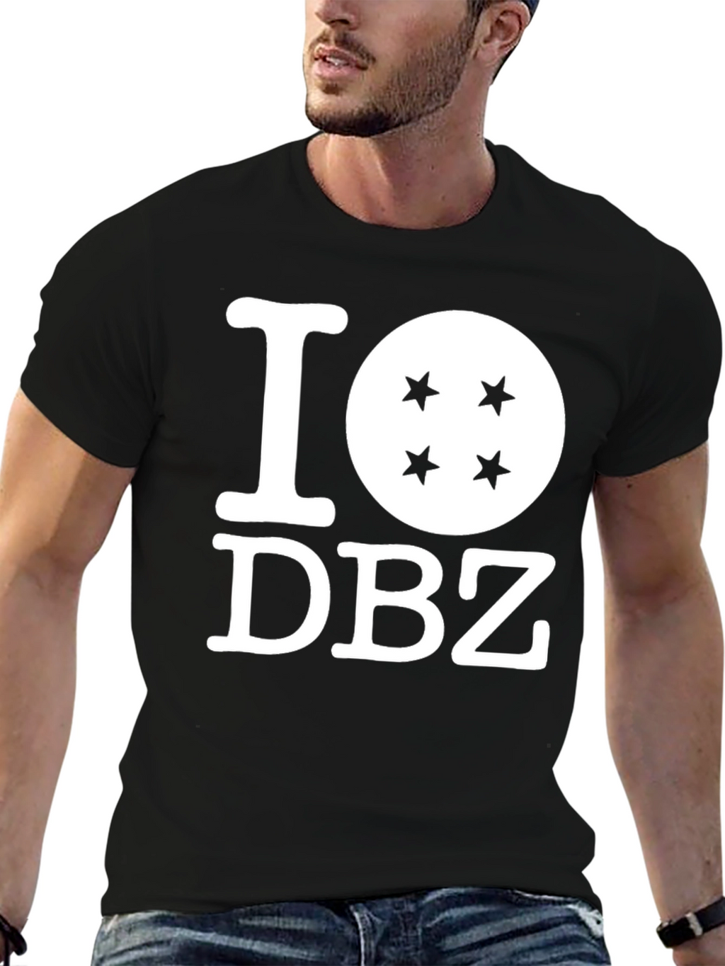 I Love DBZ Black T-Shirt