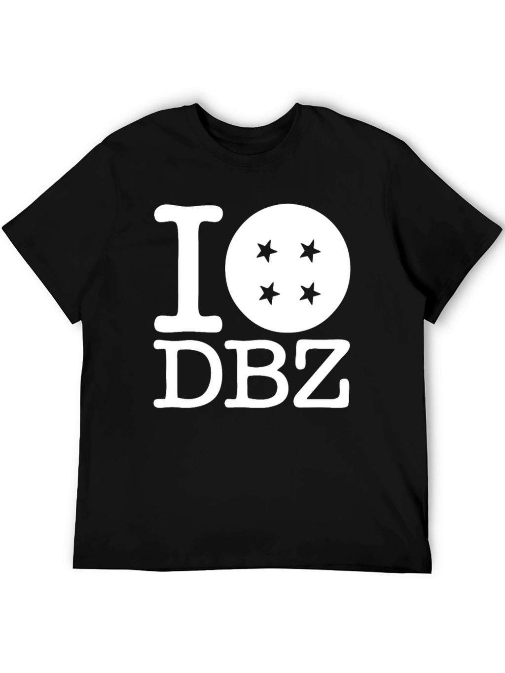 I Love DBZ Black T-Shirt
