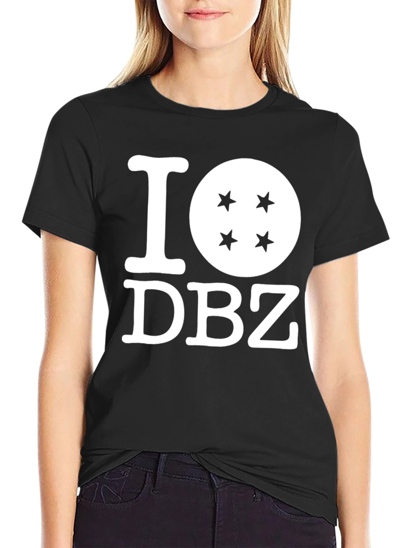 I Love DBZ Black T-Shirt