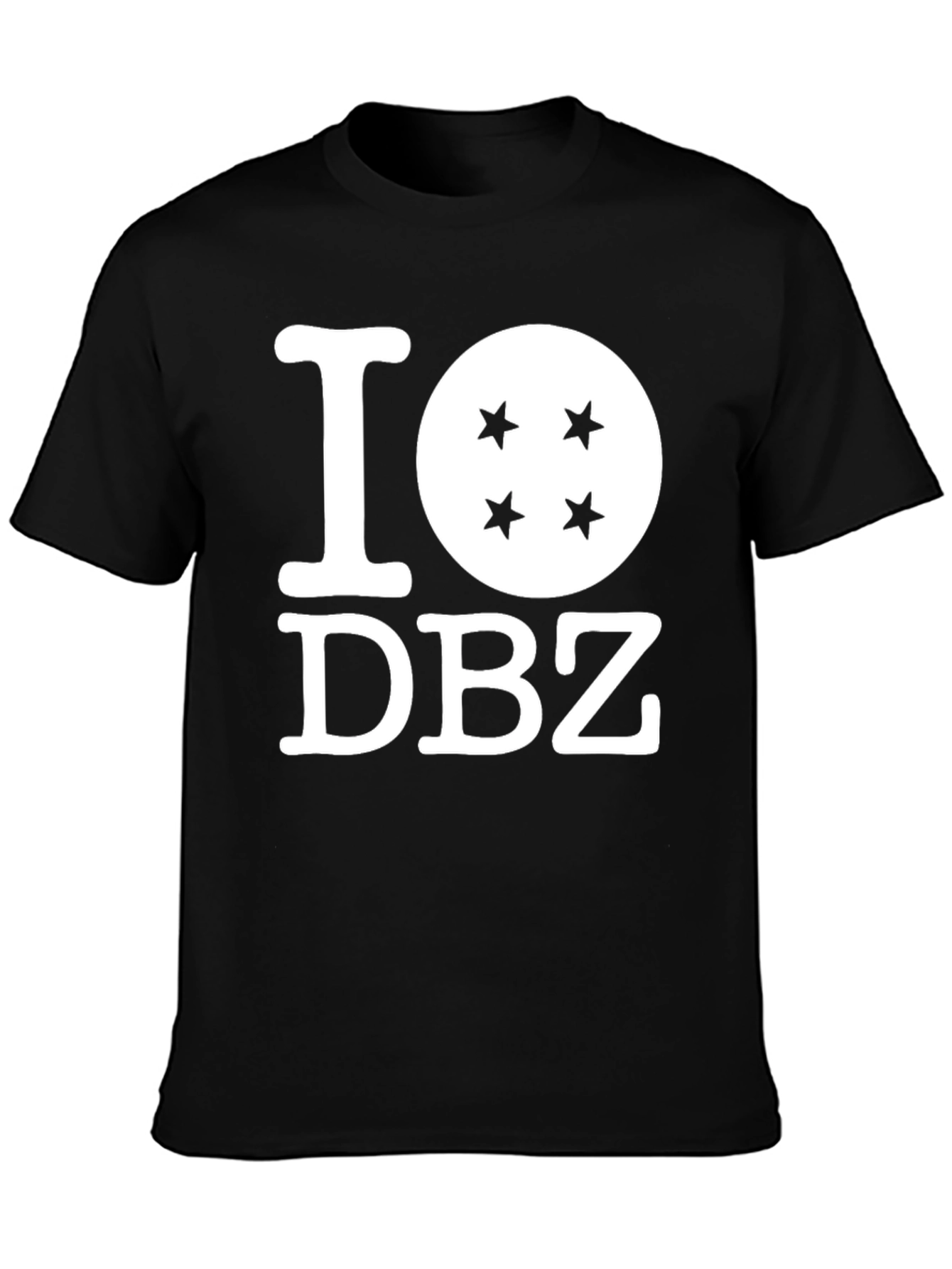 I Love DBZ Black T-Shirt