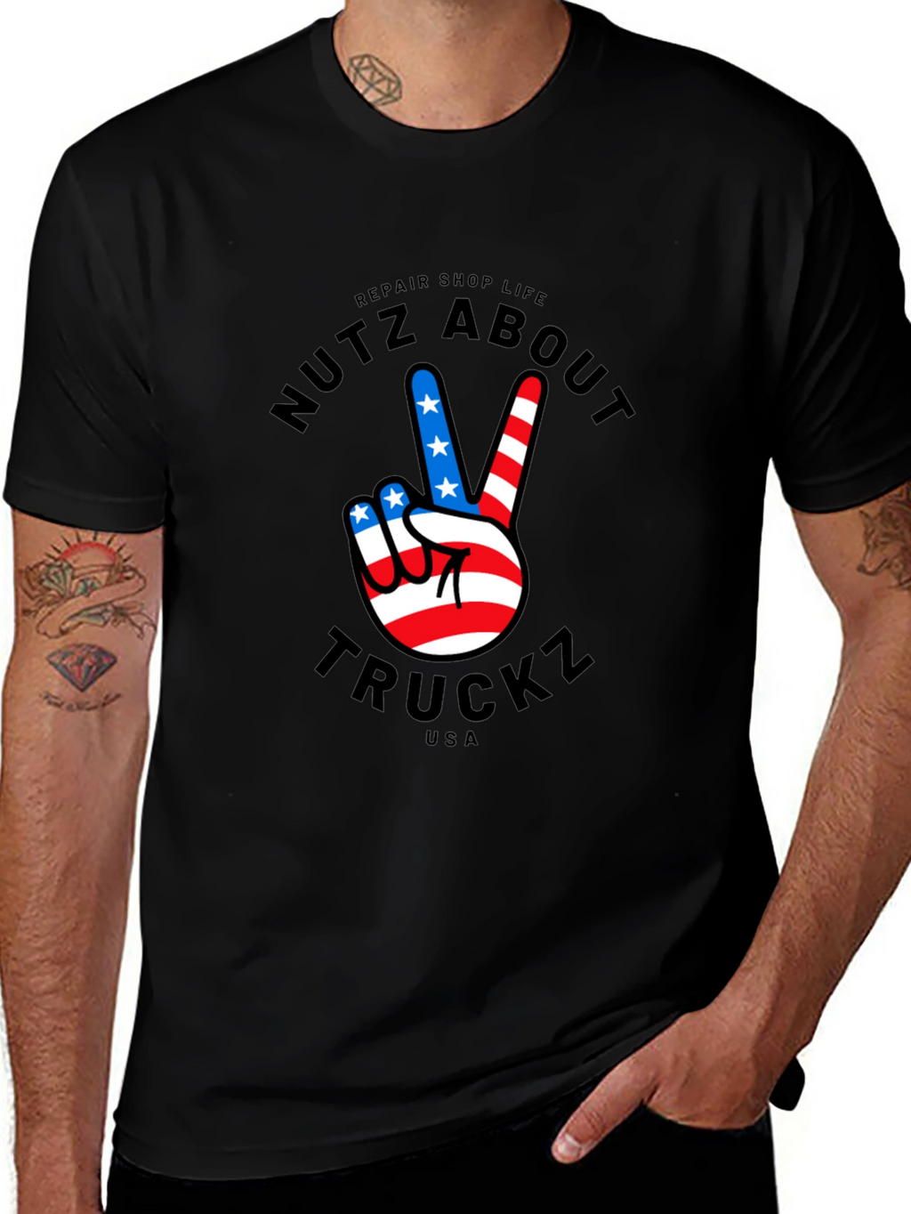 Nutz About Truckz USA Tee