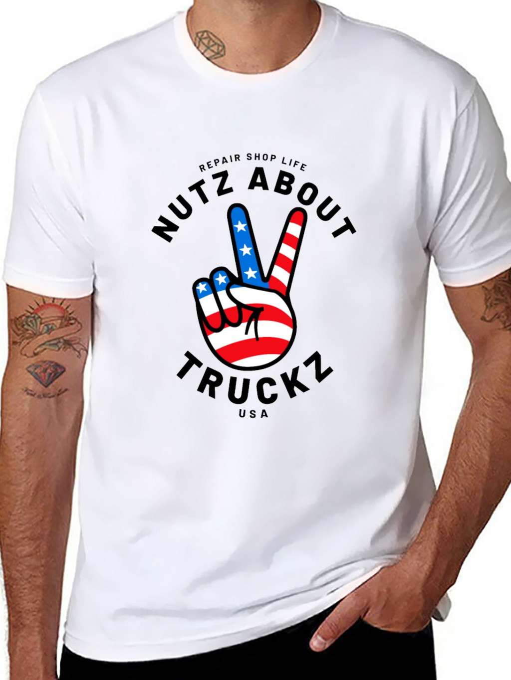 Nutz About Truckz USA Tee