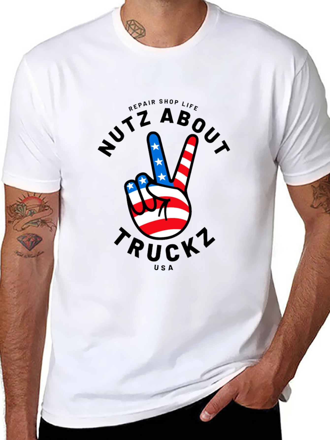 Nutz About Truckz USA Tee