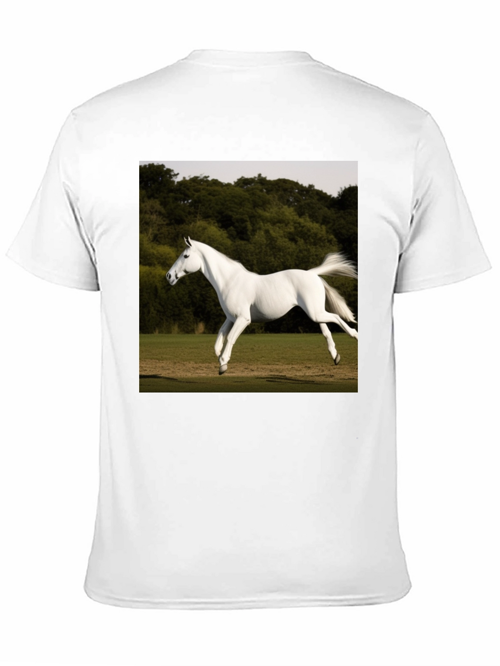 White Horse Graphic T-Shirt