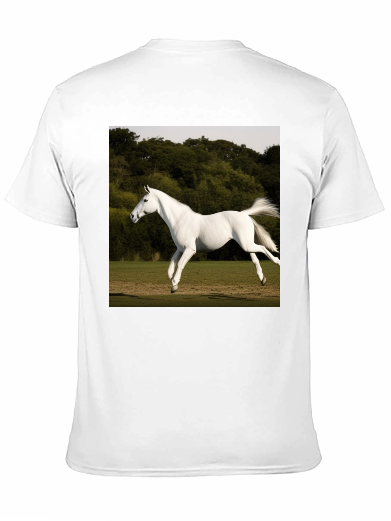 White Horse Graphic T-Shirt