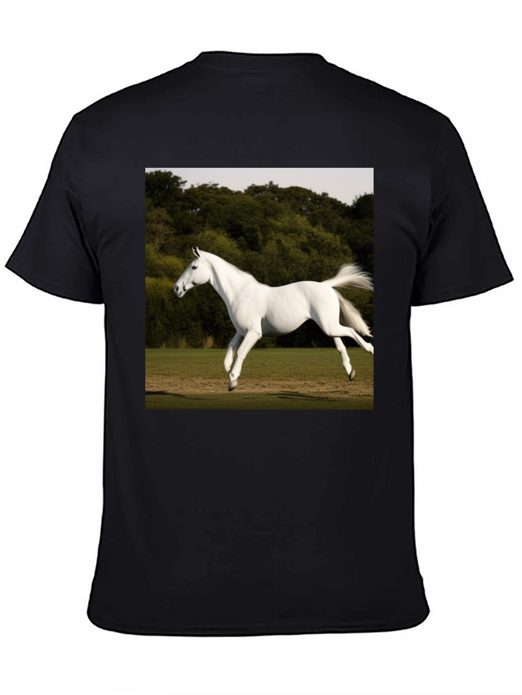 White Horse Graphic T-Shirt