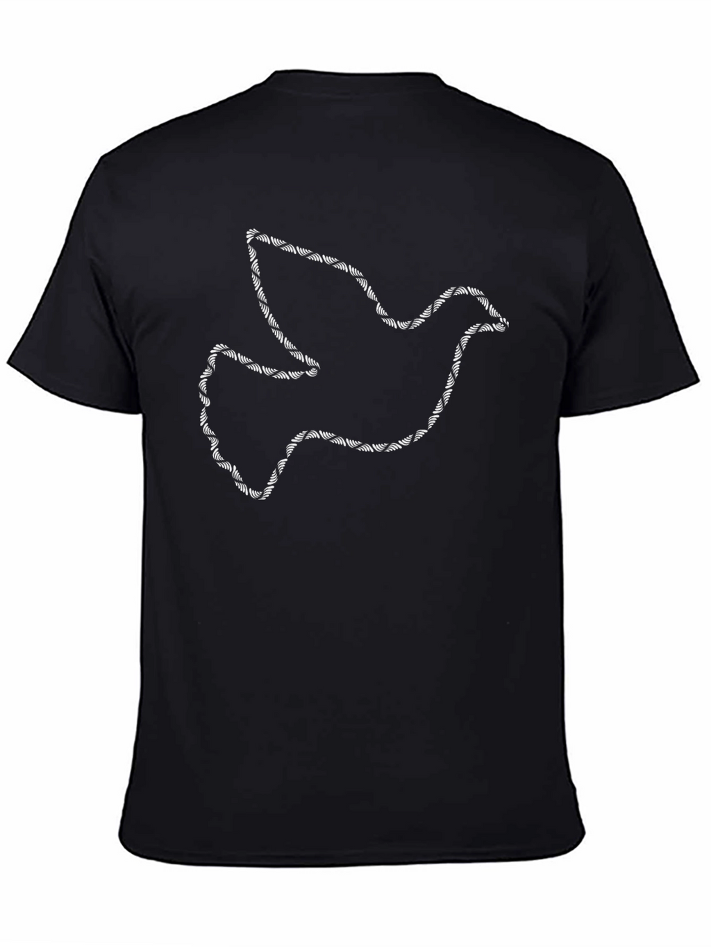 Dove Barbed Wire Graphic Tee - Black