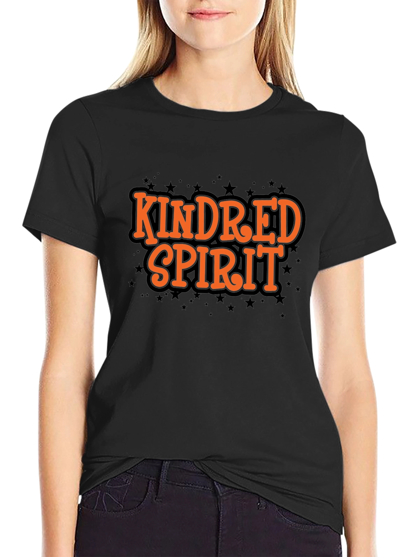 Kindred Spirit Graphic Black T-Shirt