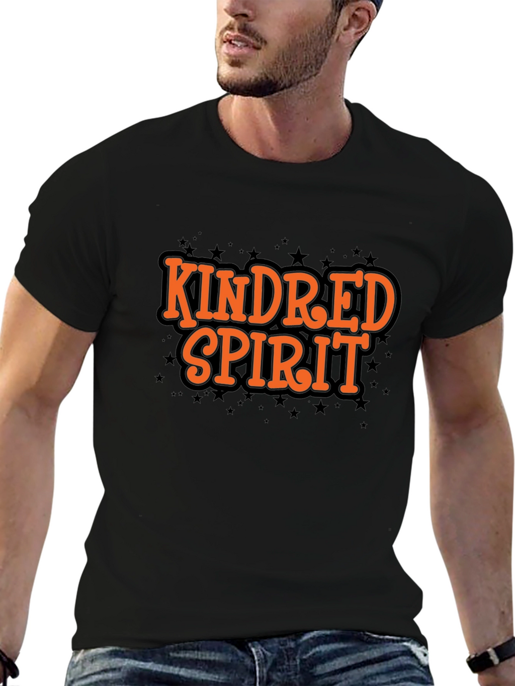 Kindred Spirit Graphic Black T-Shirt