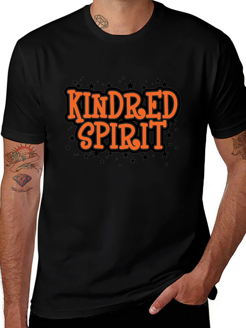 Kindred Spirit Graphic Black T-Shirt
