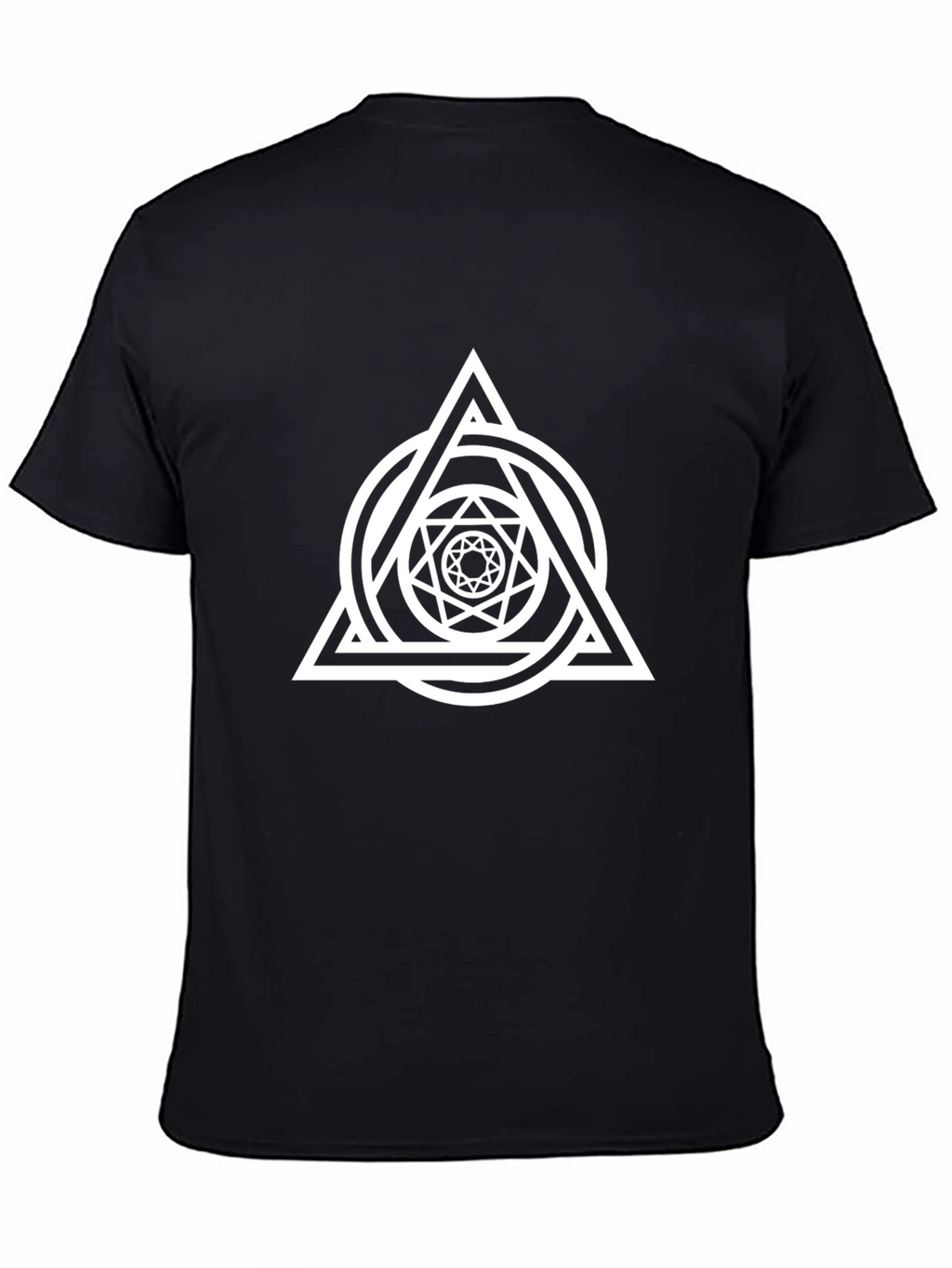 Geometric Triangle Graphic T-Shirt