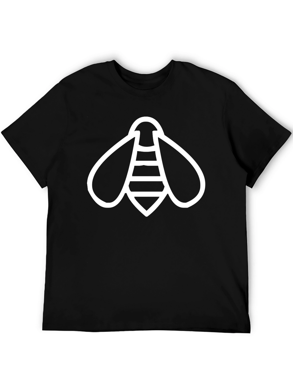Bee Graphic T-Shirt - Black Cotton Blend