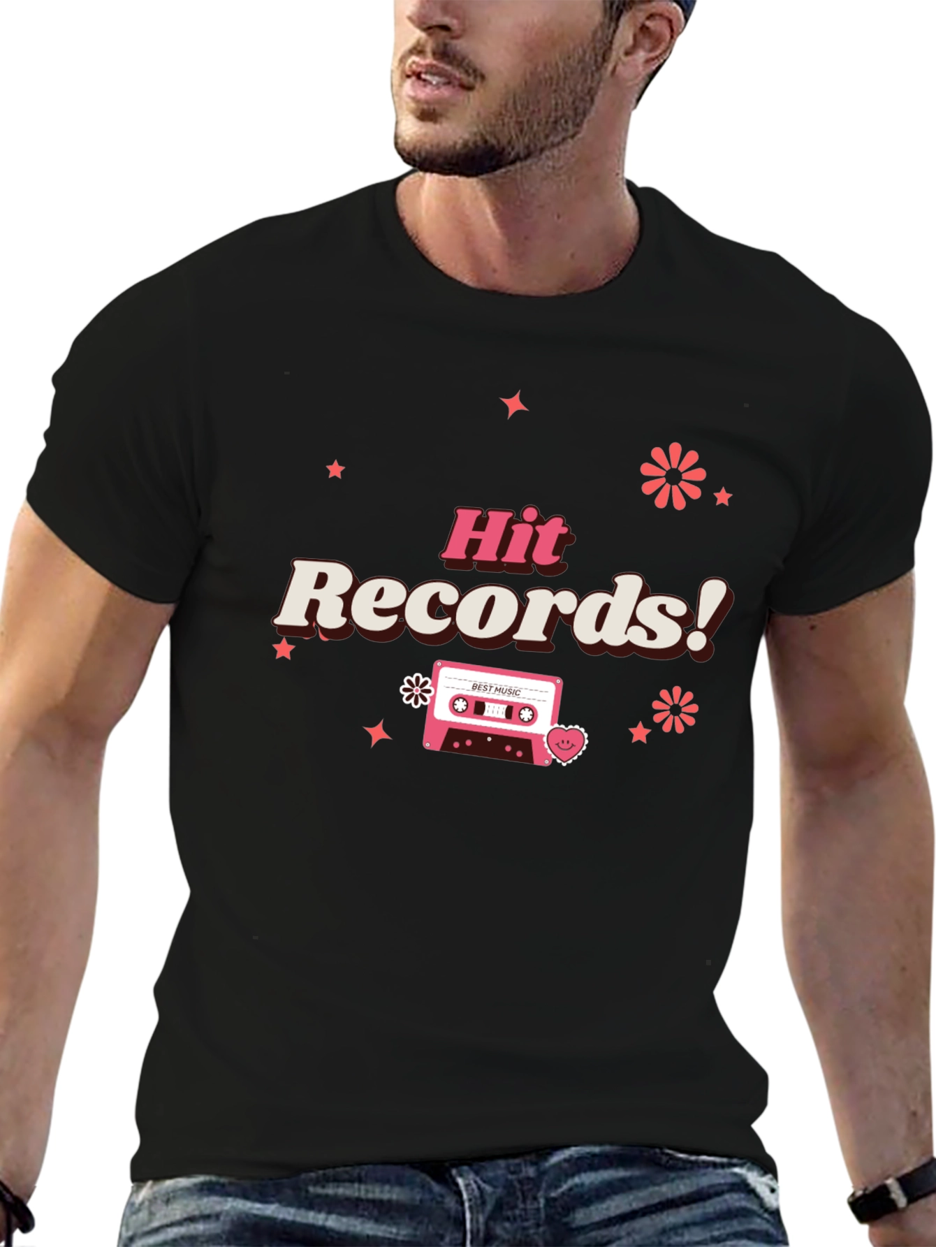 Hit Records Retro Cassette Graphic Tee