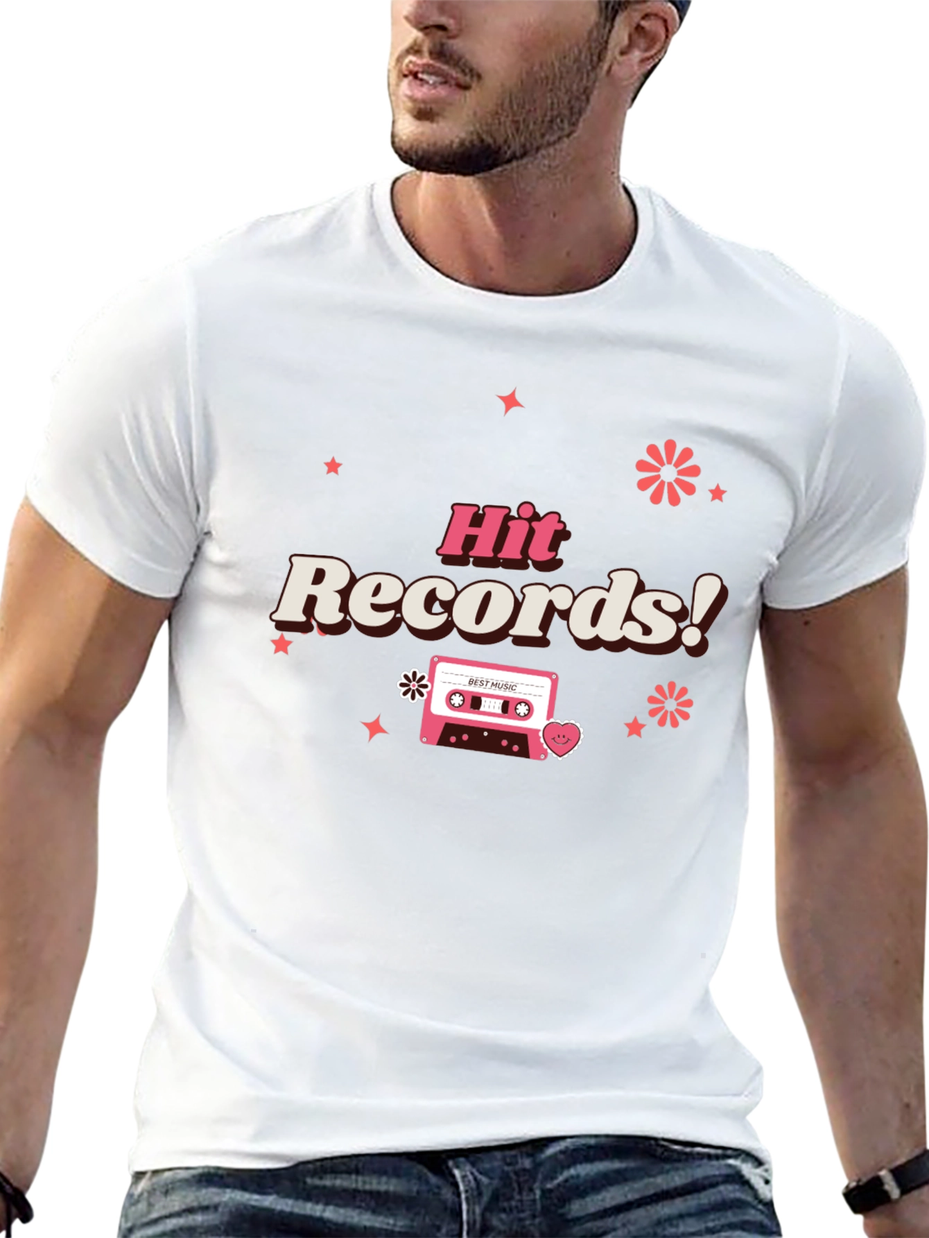 Hit Records Retro Cassette Graphic Tee