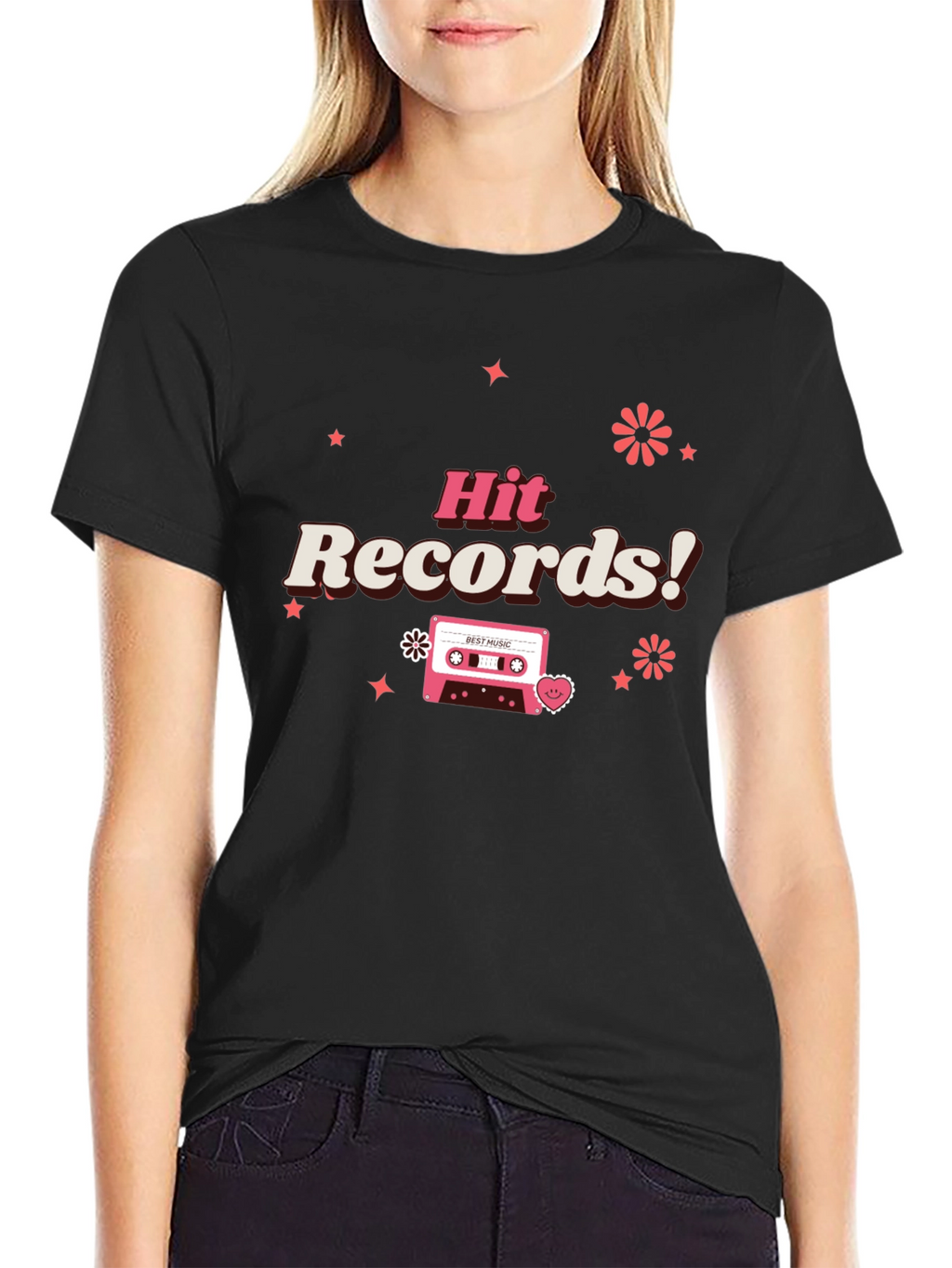 Hit Records Retro Cassette Graphic Tee