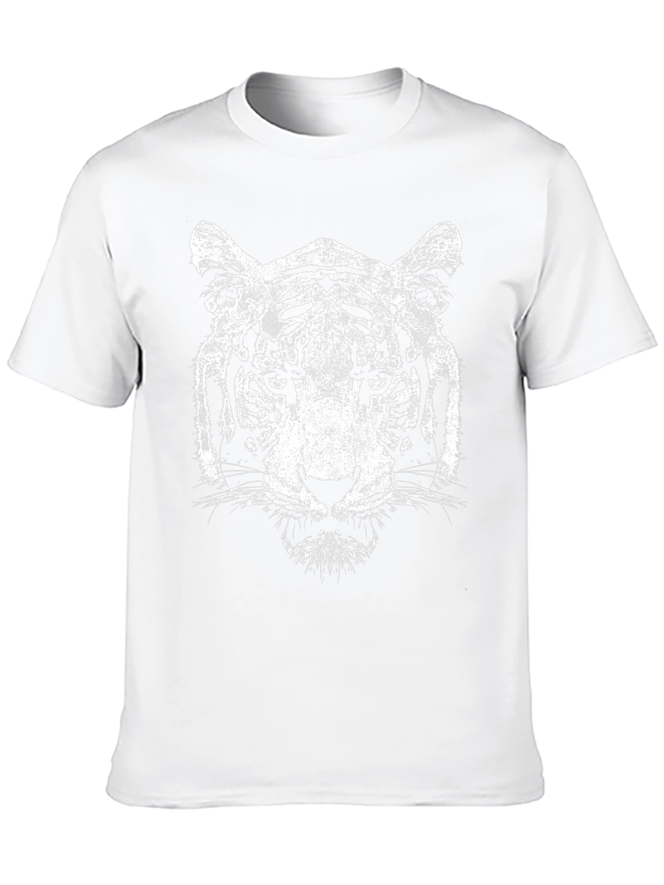 Tiger Graphic Tee - Distressed Print